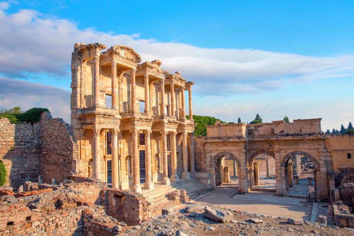 Celsus,Library,In,Ephesus,,Turkey