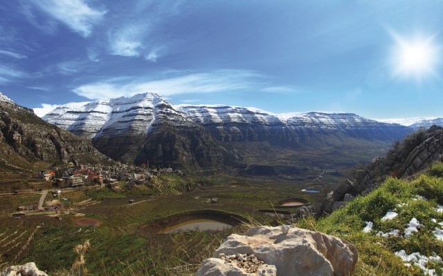 Landschaft im Libanon