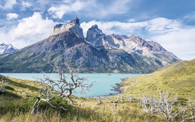 Am Fuße des Los Cuernos. Nationalpark Torres del Paine