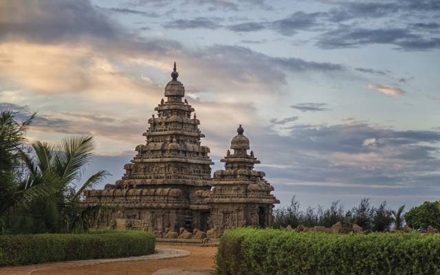 Shore-Tempel (Küstentempel) von Mamallapuram 