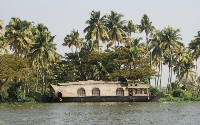 In den Backwaters von Kerala