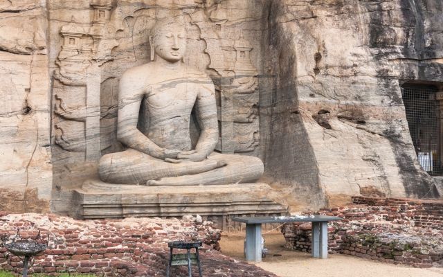 Samadhi Buddha-statue in Pollonaruwa, Sri Lanka