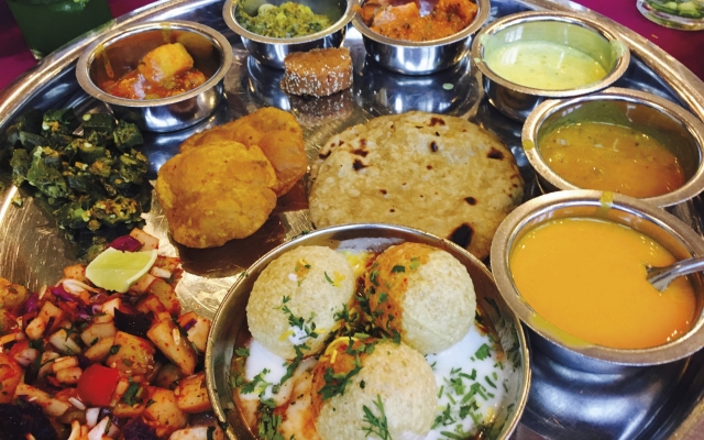 Verschiedene indische Köstlichkeiten