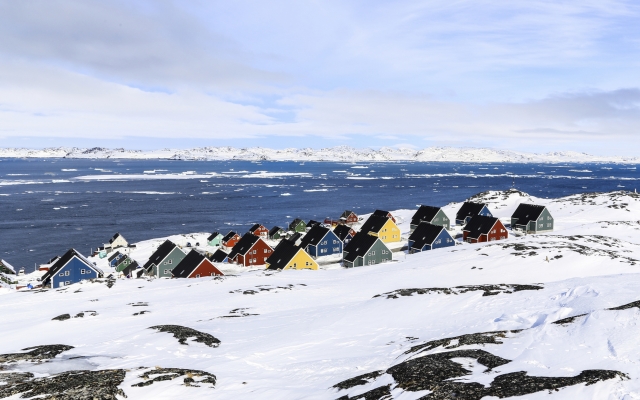Nuuk, die Hauptstadt von Grönland