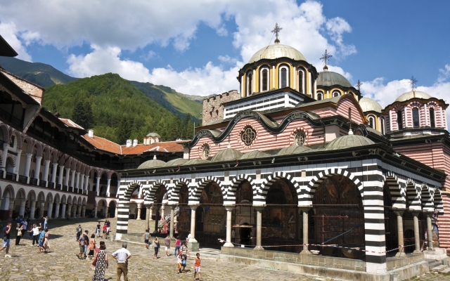 Das bedeutende Rila-Kloster in Bulgarien 