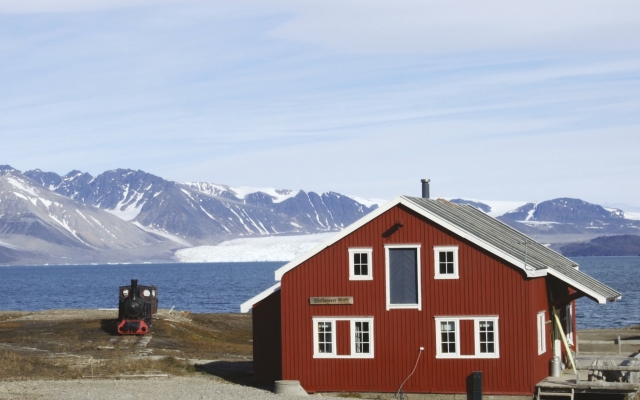 Ny Ålesund im Nordwesten von Spitzbergen