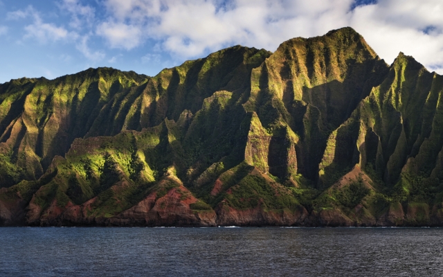 Panorama der Na Pali Küste auf Kauai