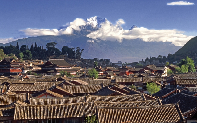Lijiang, mit Jade-Drachen-Schneeberg
