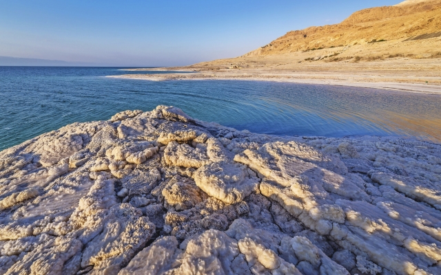 Steinsalz am Toten Meer
