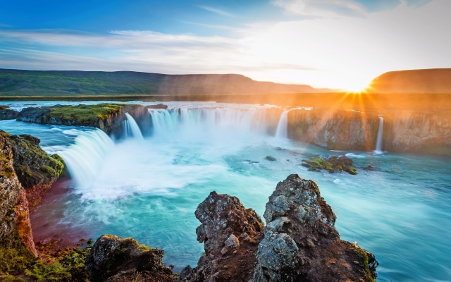 Goðafoss-Wasserfall auf Island