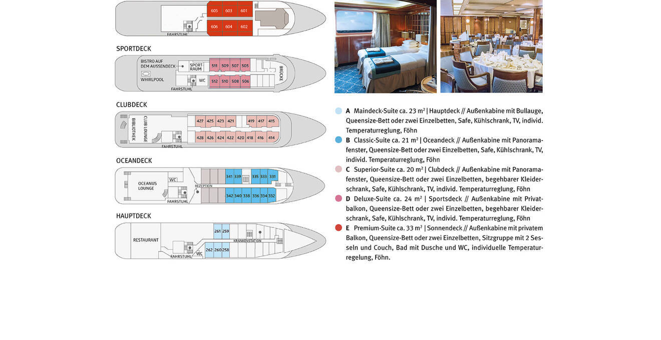 MS Sea Spirit Deckplan