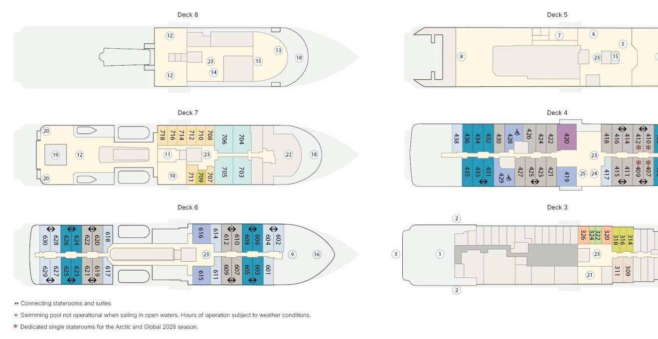 Douglas Mawson Deckplan