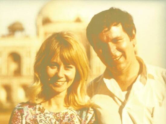Die Firmengründer von Ikarus Tours, Ursula und Horst Kitzki, 1970 in Agra