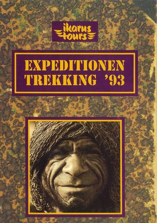 Das Cover unseres Kataloges EXPEDITIONEN & TREKKING 1993