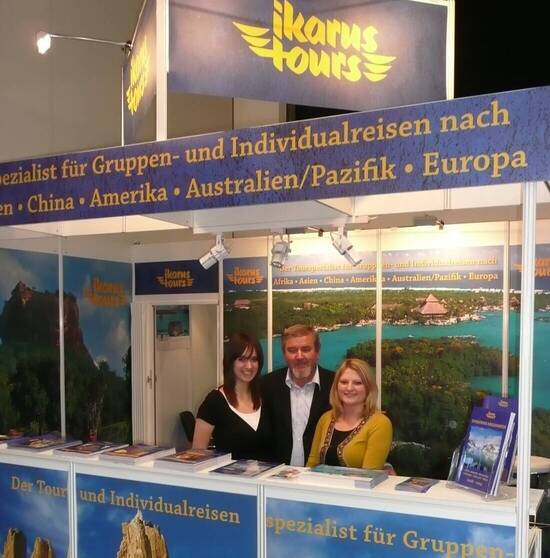 Unser Messestand auf der Internationalen Tourismus Börse ITB in Berlin, 2008