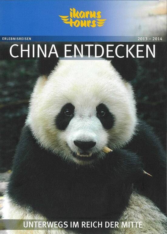 Unsere Sonderbroschüre für uns gesamtes China-Reiseprogramm aus 2014
