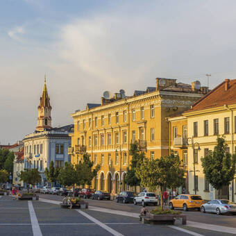 Rathausplatz in Vilnius 