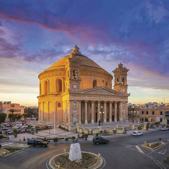 Kirche Maria Himmelfahrt, die Rotunde von Mosta 