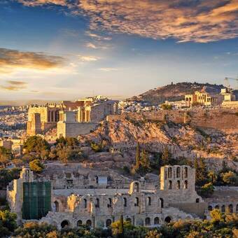 Panorama der Akropolis von Athen, Griechenland © moofushi - stock.adobe.com