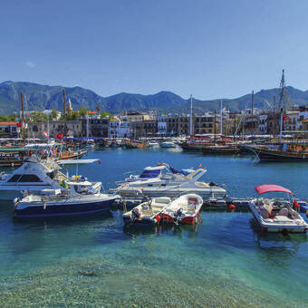 Hafen in Girne (Kyrenia, Nordzypern) 