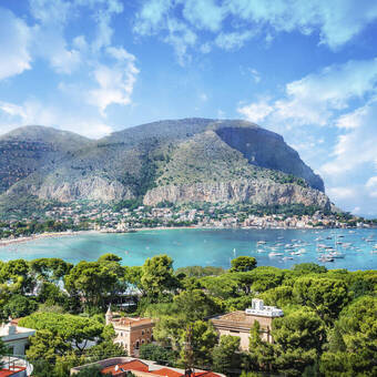 Golf von Mondello und Monte Pellegrino 