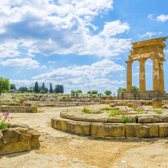 Ruinen des Tempels von Castor und Pollux, Agrigent 