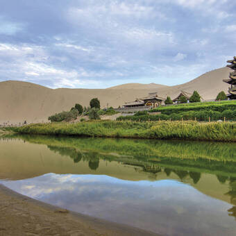 Mondsichel-See in Dunhuang  