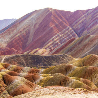 Danxia-Geo-Park in Zhangye  