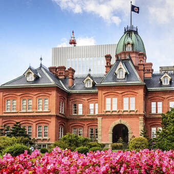 Ehemaliges Regierungsbüro von Hokkaido in Sapporo, Japan. 