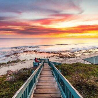 Sonnenuntergang am Meer nahe Perth © photofancy - Fotolia