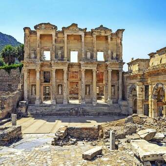 Celsus-Bibliothek in Ephesus, Türkei © Dmitry V. Petrenko - stock.adobe.com