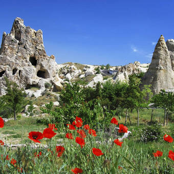 Landschaft in Kappadokien 