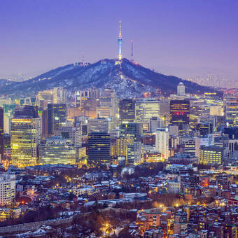 Skyline von Seoul 