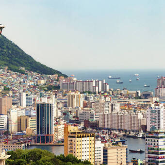 Busan und sein Stadtteil Jung-gu 