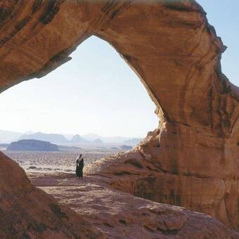 Felsformation im Wadi Rum 