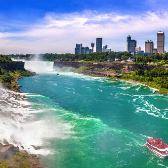 Kanadische und US-amerikanische Niagarafälle © Sergii Figurnyi - stock.adobe.com