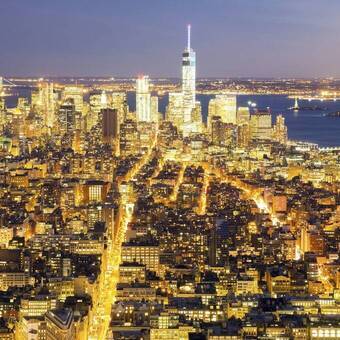 Abendstimmung in New York City 