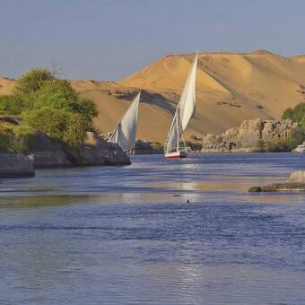 Wunderbare Nilszenerie 