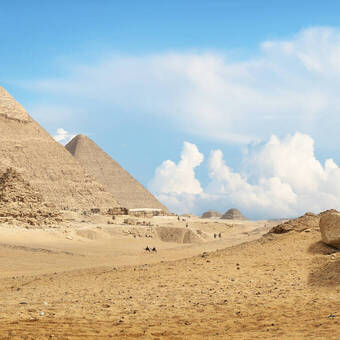 Die Pyramiden von Gizeh 