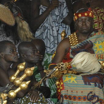 Akwasidae Festlichkeiten in Kumasi/Ghana 