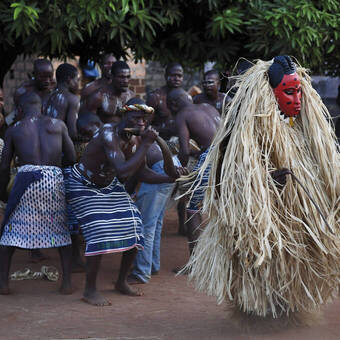 Goli-Maskentanz der Baulé 