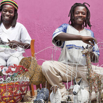 Fröhliche Kunsthandwerker 