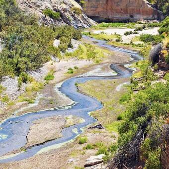Blick auf den Hoanib Fluss, Damaraland 