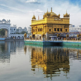 Der goldene Tempel in Amritsar 