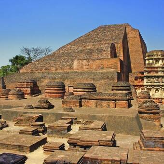 Ruinen in Nalanda 