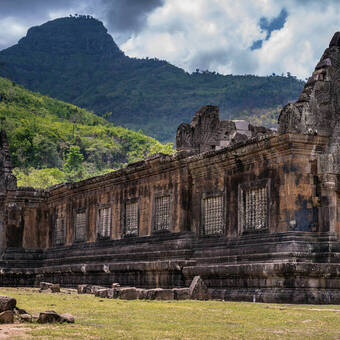 Tempelanlage Wat Phou bei Champasak, Laos 
