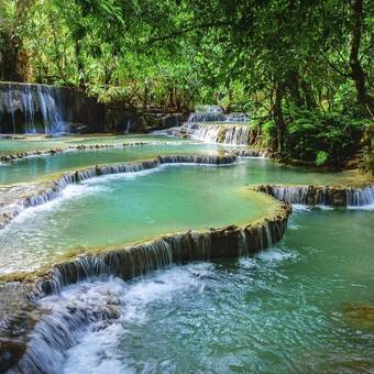 Kuang Si Wasserfall in Luang Prabang 