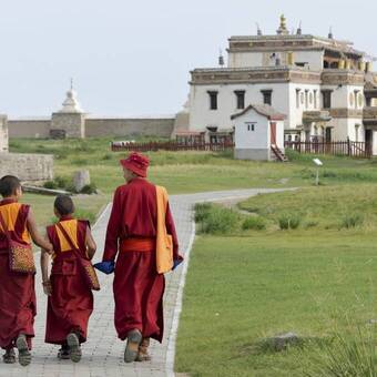 Junge Mönche im Kloster Erdene Zuu 
