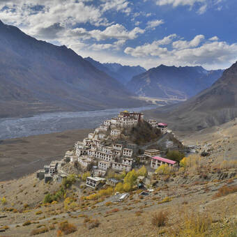 Spektakulär gelegen: Kloster Kye 