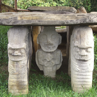 Im archäologischen Park von San Agustin 